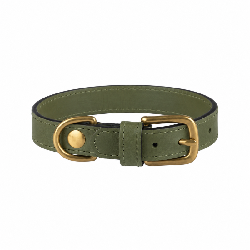 Normandy groen halsband 